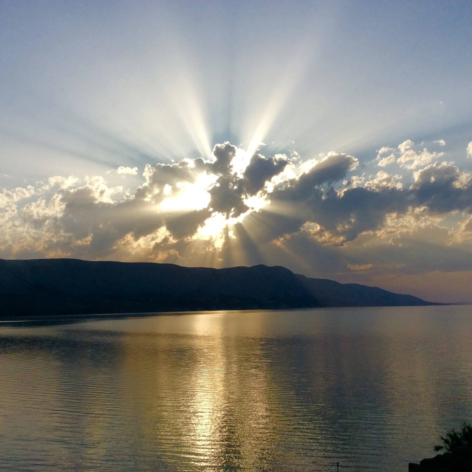 Sonnenuntergang über dem Meer